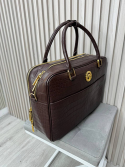 Портфель Stefano Ricci из кожи крокодила