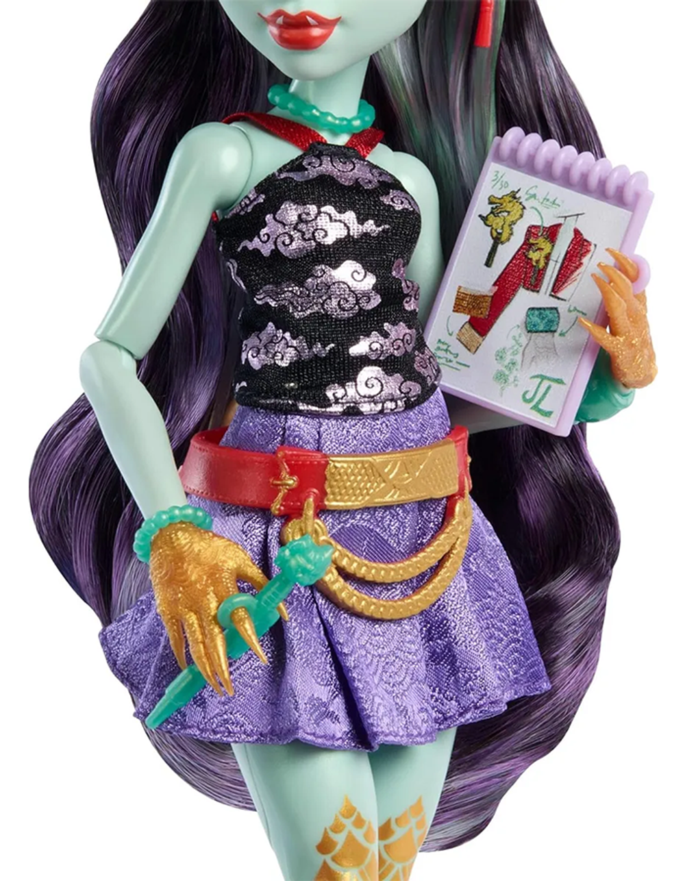 Кукла Monster High — Jinafire Long с питомцем HYV58