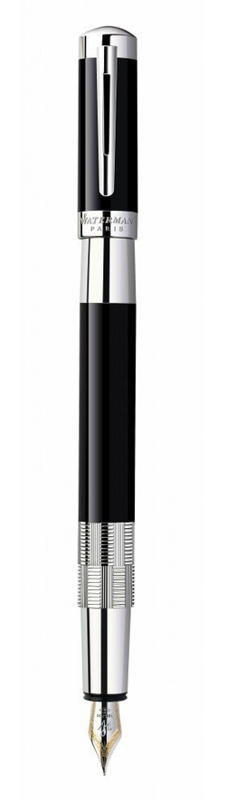 Перьевая ручка  Waterman Elegance, цвет: Black ST, перо: F