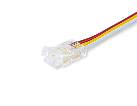 Ambrella Соединитель гибкий двухсторонний COB CCT 12/24V для лент 8mm GS7911 (3 конт.) (5шт. в комплекте) LED Strip 24V GS7911