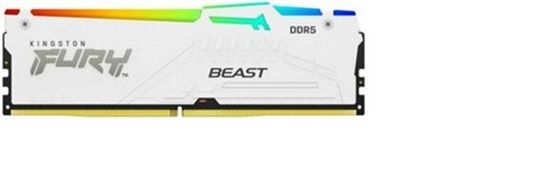 Оперативная память KINGSTON DDR5 32GB FURY Beast White RGB EXPO 6000MHz CL36 2RX8 1.35V 16Gbit retail KF560C36BWEA-32
