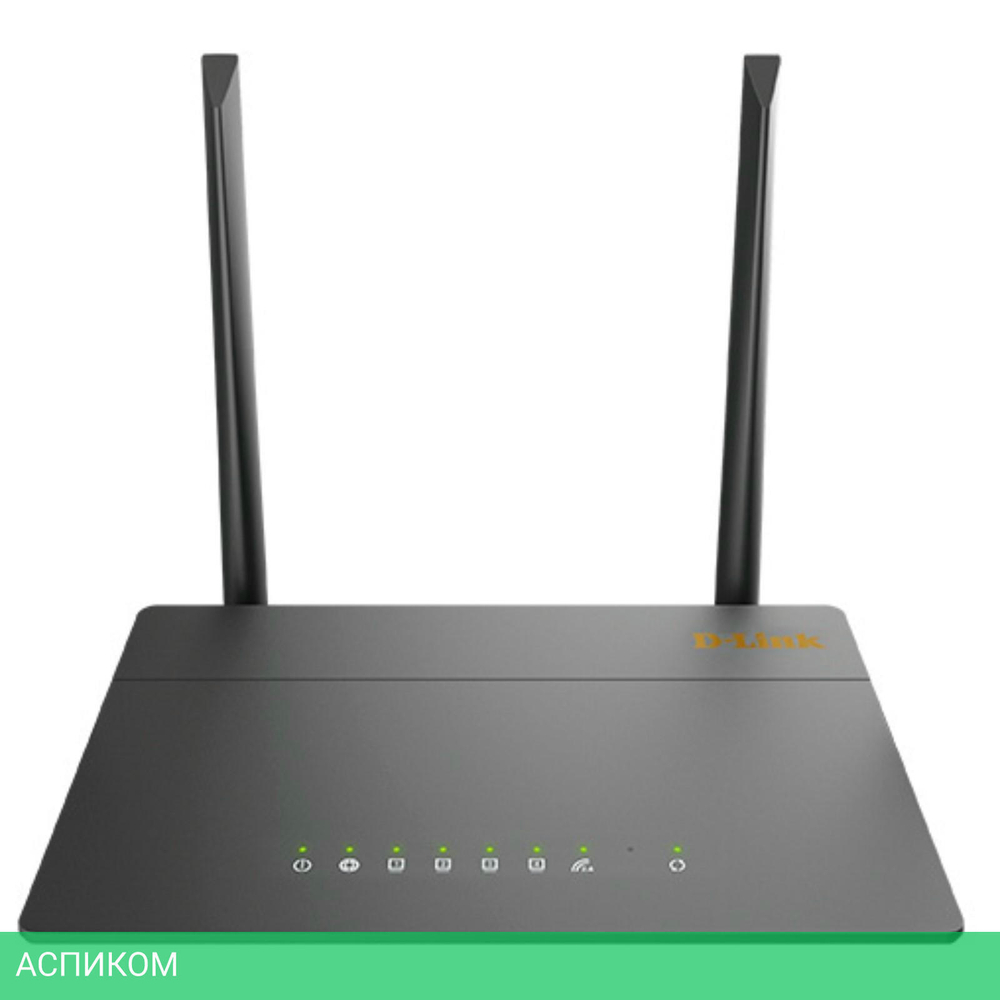 Wi-Fi роутер D-Link DIR-615/GFRU/R2A черный