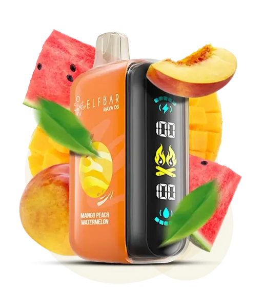 ELF BAR RAYA D3 - Mango Peach Watermelon (5% nic)