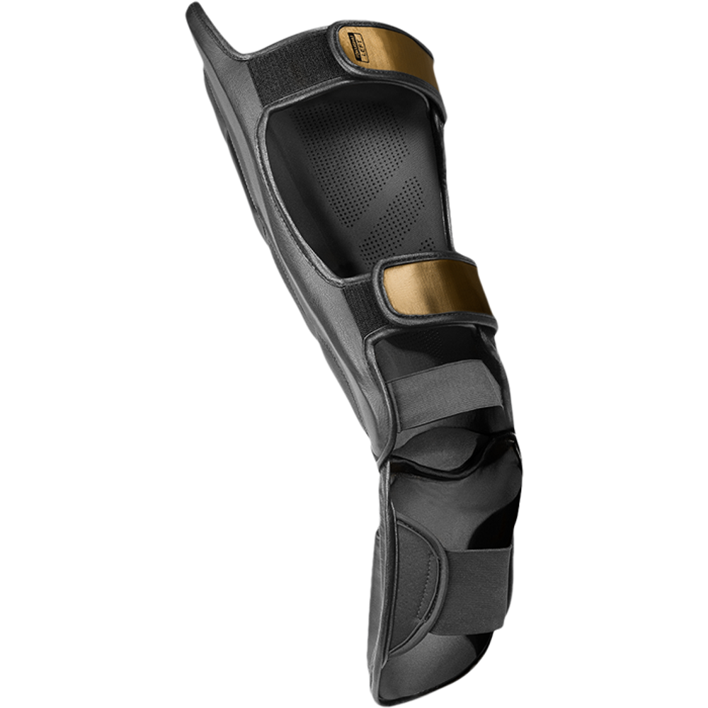 Защита голени HAYABUSA T3 черно-золотая