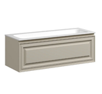 Тумба подвесная SANCOS Very 995х445х406, c одним  ящиком оснащенным доводчиками, Beige Soft , арт.VR100CE