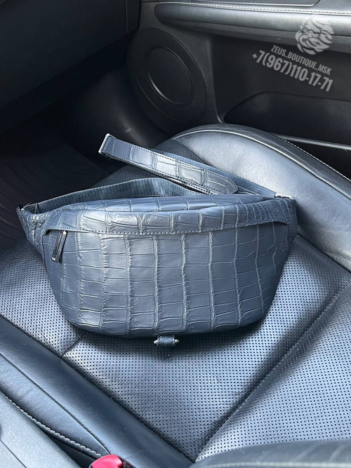 Сумка-слинг Stefano Ricci из кожи крокодила