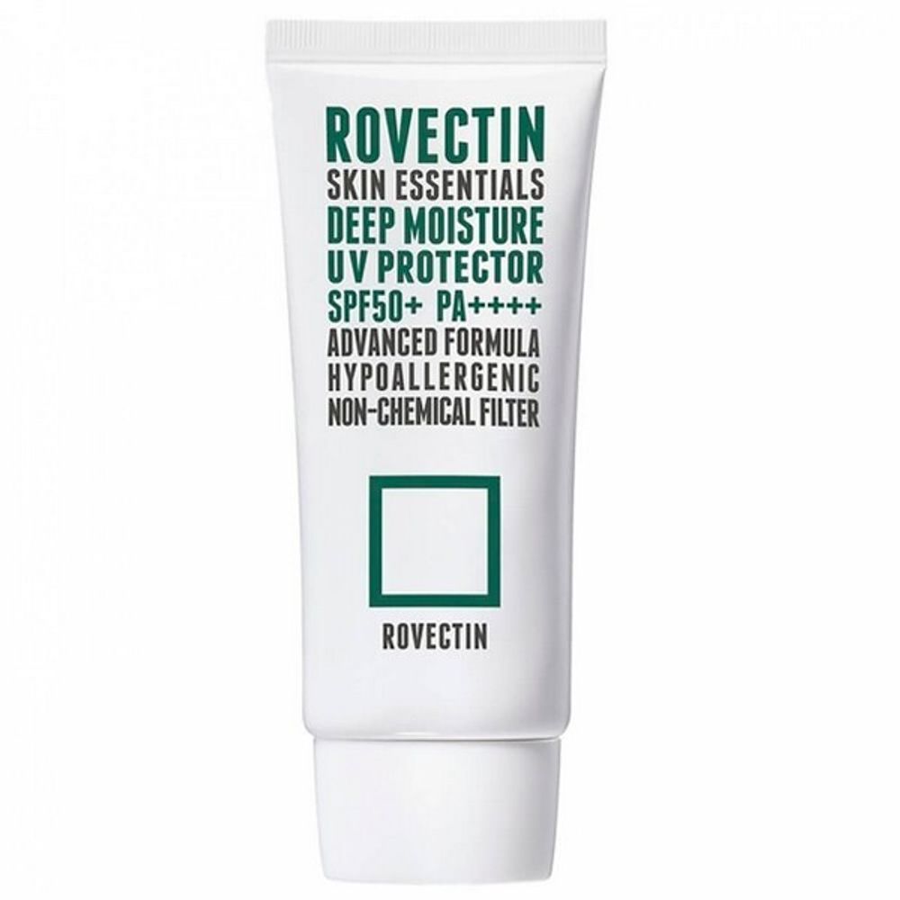 Rovectin Skin Essentials Deep Moisture UV Protector SPF50+ PA++++ увлажняющий солнцезащитный крем