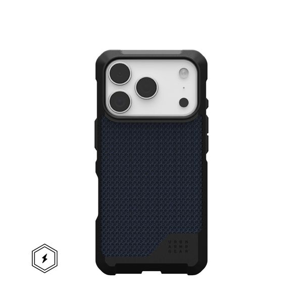 Чехол Uag Metropolis LT Case для iPhone 17 Pro, Синий | Kevlar Mallard