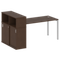 Метал Систем Куатро Стол письменный с шкафом-купе на П-образном м/к 40БП.РС-СШК-3.4 Т
