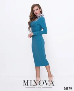 Платье 1117-бирюзовый Minova