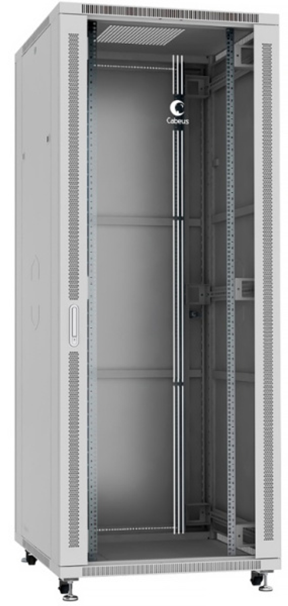 Шкаф напольный 19", 42U Cabeus SH-05C-42U80/100