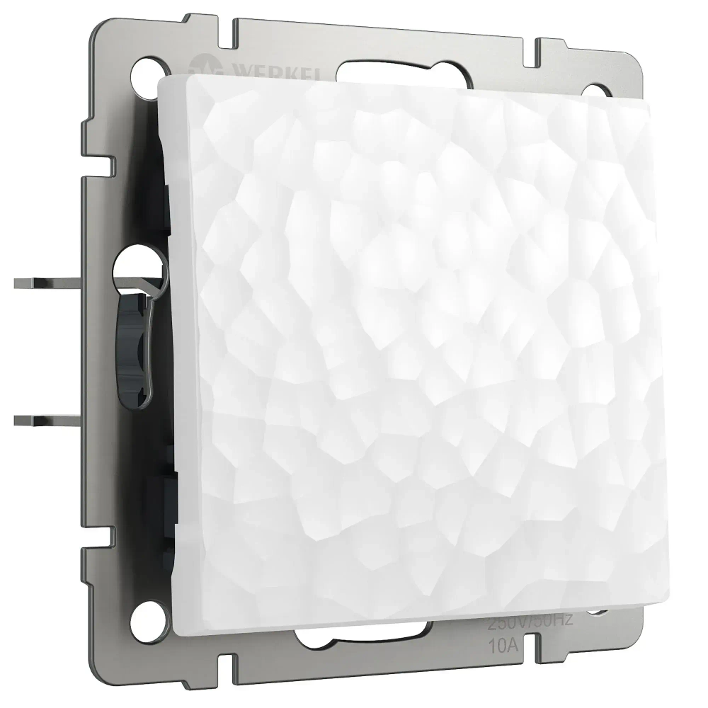 Выключатель одноклавишный Hammer (белый) W1210001