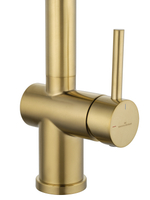 Смеситель для кухни с гибким изливом WONZON & WOGHAND, Брашированное золото (WW-88438003-BG)