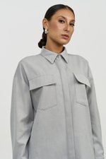 Рубашка удлиненная