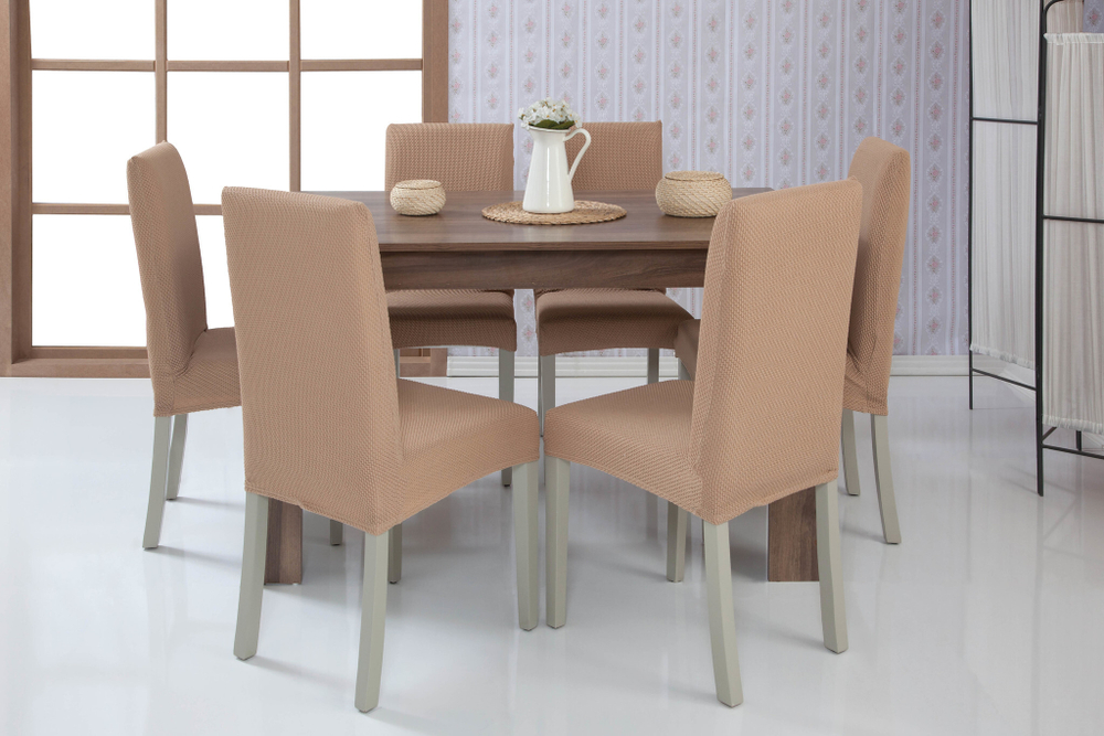 Чехол Стрейч на стул , цвет Какао