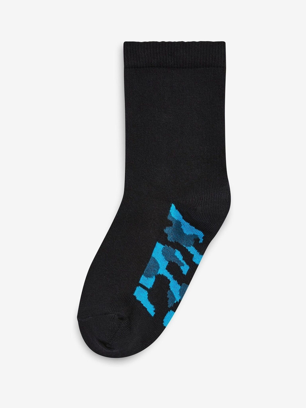 Носки хлопковые для мальчика Next A96-866, 7 шт., Черный