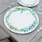 Тарелка обеденная 23см Акварельный букет