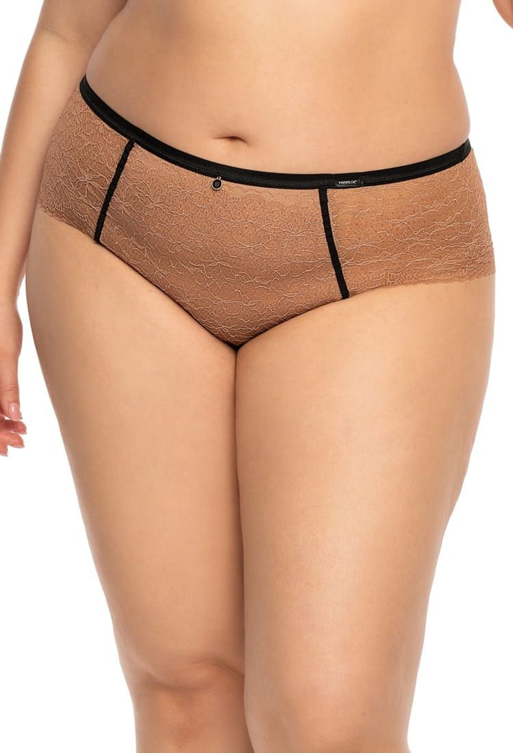 Трусики-слипы с высокой линией талии Elisabeth (Размер: L) (Цвет: карамель (темно-бежевый))