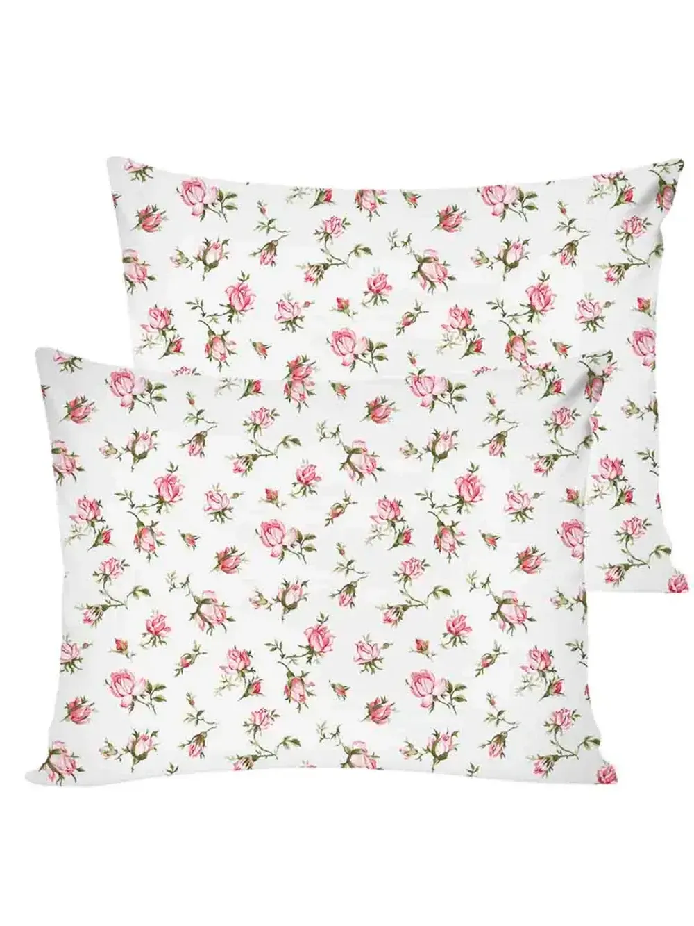 Постельное белье Полисатин Мечта "Бутоны роз" евро Наволочка 50х70 см 2 шт Простынь на резинке 180x200 см Пододеяльник 200x215 см