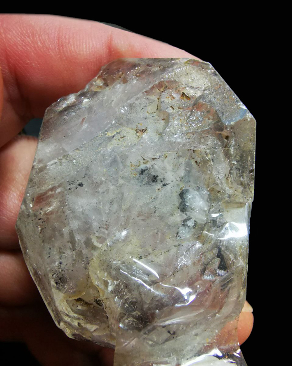 Кварц энгидрос с херкимерскими алмазами 53.4гр.