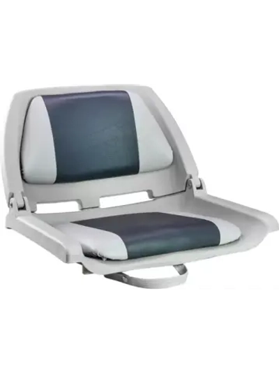 Кресло MR пластик. складн. с мягкими вставками (Gray/Black)