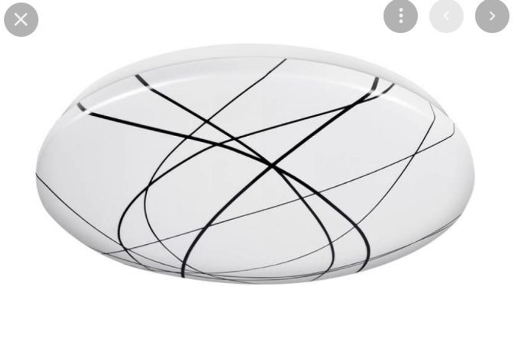 Светильник Lumin'arte светодиодный ORBIT C18LLW12W 6000К 12 Вт 900 Лм 215x50 мм. Люстра потолочная, светодиодная. Светильник потолочный. 1/1