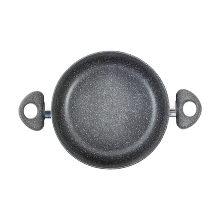 Кастрюля Scovo Stone Pan ST-026 с крышкой, алюминиевая, 4,2 л