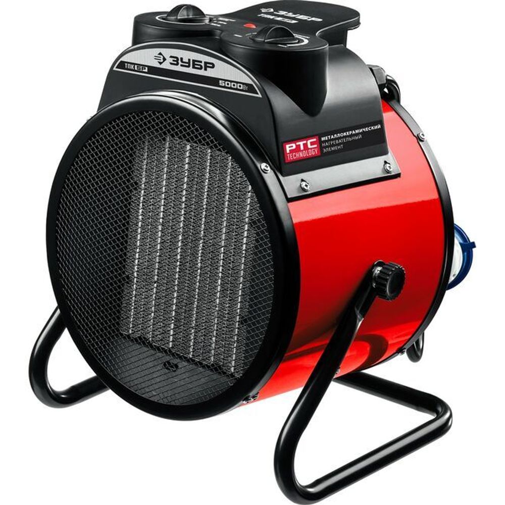 Тепловая пушка электрическая Зубр ТПК-5Р - [5 кВт / 220В]
