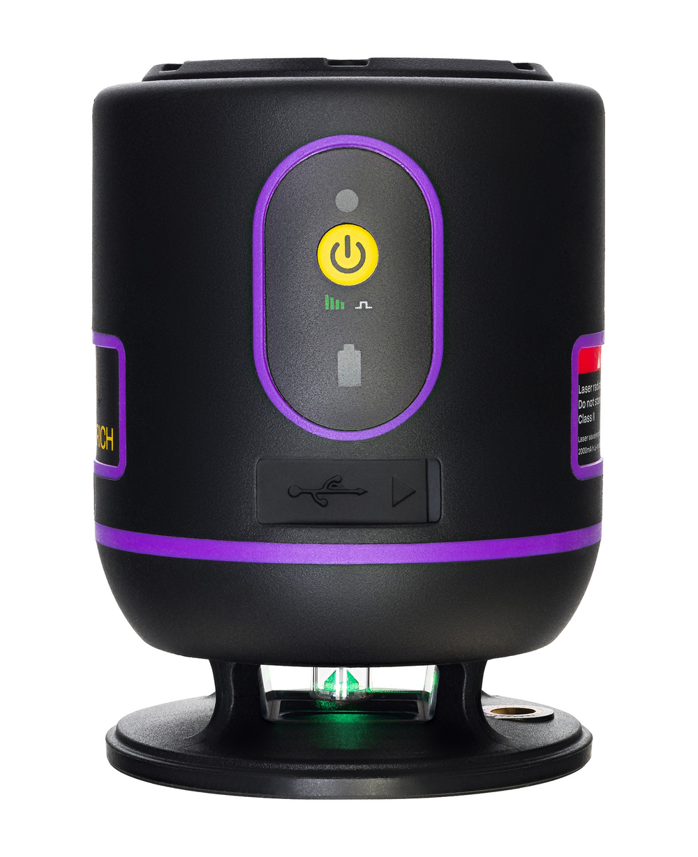 Лазерный уровень Ermenrich PLUS LN20, фиолетовый