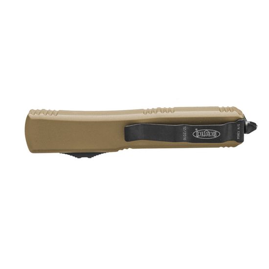 Автоматический нож Microtech Ultratech Black 123-1TA c клинком из стали Böhler M390 Microclean®, рукоять алюминий