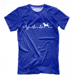 Футболка "Бигль - сердечный ритм"