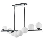 815187 Люстра CROCO 8х40W E14 ЧЕРНЫЙ МАТОВЫЙ