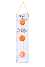 Трехрядные анальные шарики оранжевые Funny Five (оранжевый) (Цвет: оранжевый)