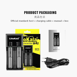 Зарядное устройство LiitoKala Lii-PL2 / зарядка для AAA AA 18650 21700 26650 20700 18350 26700