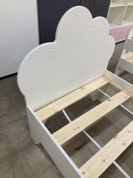 Кровать Облако 800*1600 белый/белый (ладе)