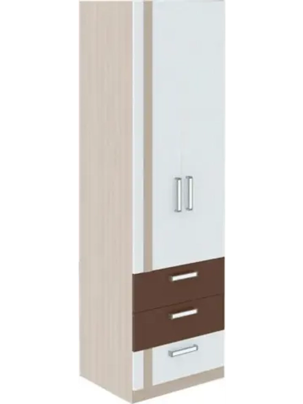 Шкаф для одежды распашной Белый 120х51х200 см