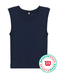 Женский топ теннисный Wilson Pro Seamless Tennis - небесный