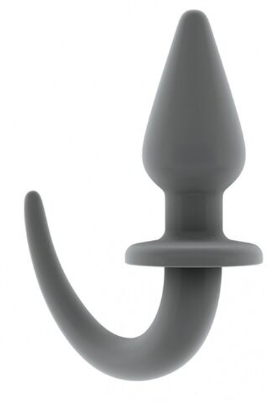 Серая анальная пробка SONO №8 (Цвет: серый)