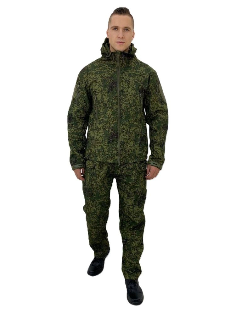 Костюм Softshell тактический цифра