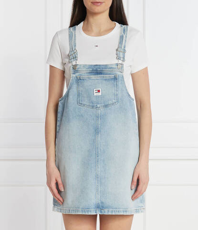 Платье PINAFORE Tommy Jeans - голубой(DW0DW17678)