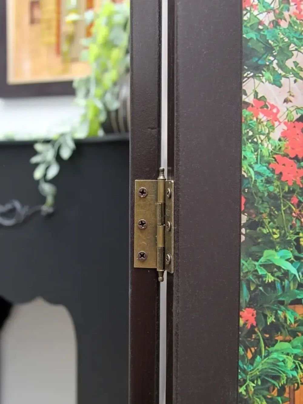 Ширма из массива дерева "Птички" 180см