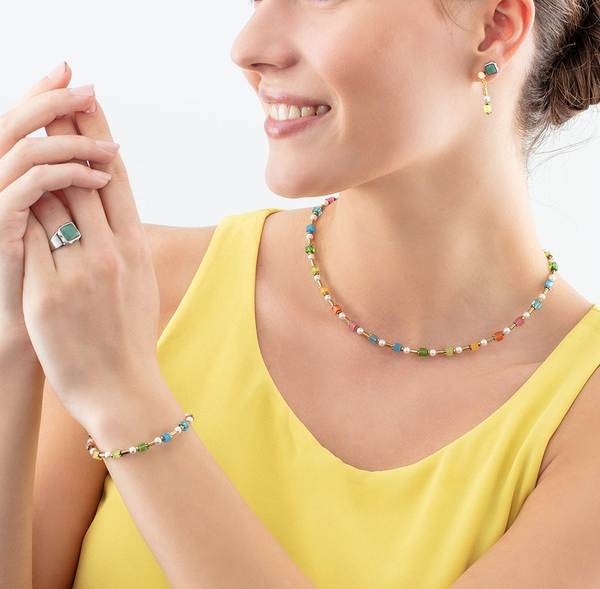 Серьги Coeur de Lion Green-Silver 1200/21-0517