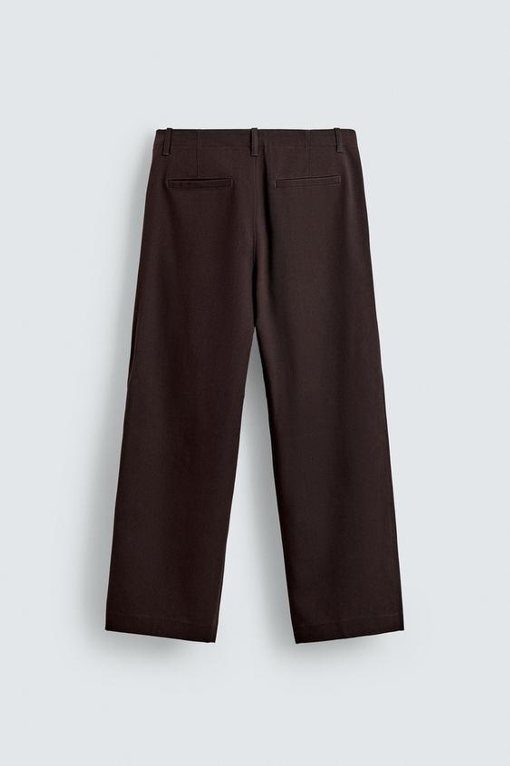 ZARA БРЮКИ BALLOON FIT ИЗ РЕЛЬЕФНОЙ ТКАНИ, ГРАНАТОВЫЙ