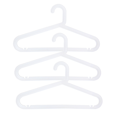 VETTA Набор вешалок, 3 шт, 41х23х0.5 см, пластик