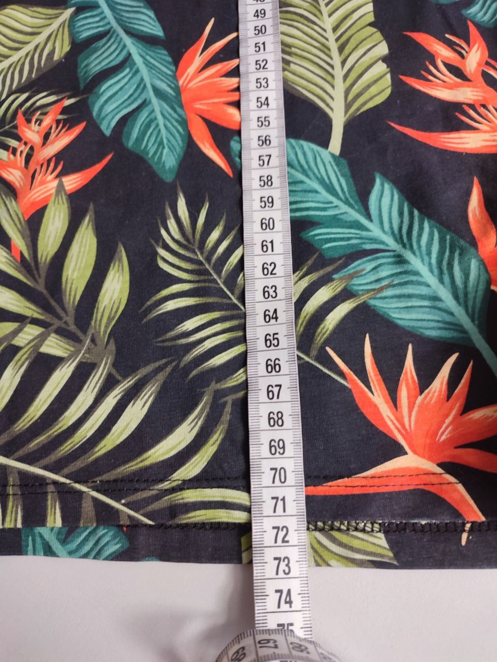 Майка Cropp из хлопка с принтом 52 размер