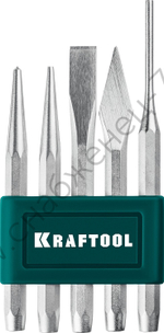 KRAFTOOL GRAND-5, 5 предметов, Набор зубил и кернеров (21075-H5)