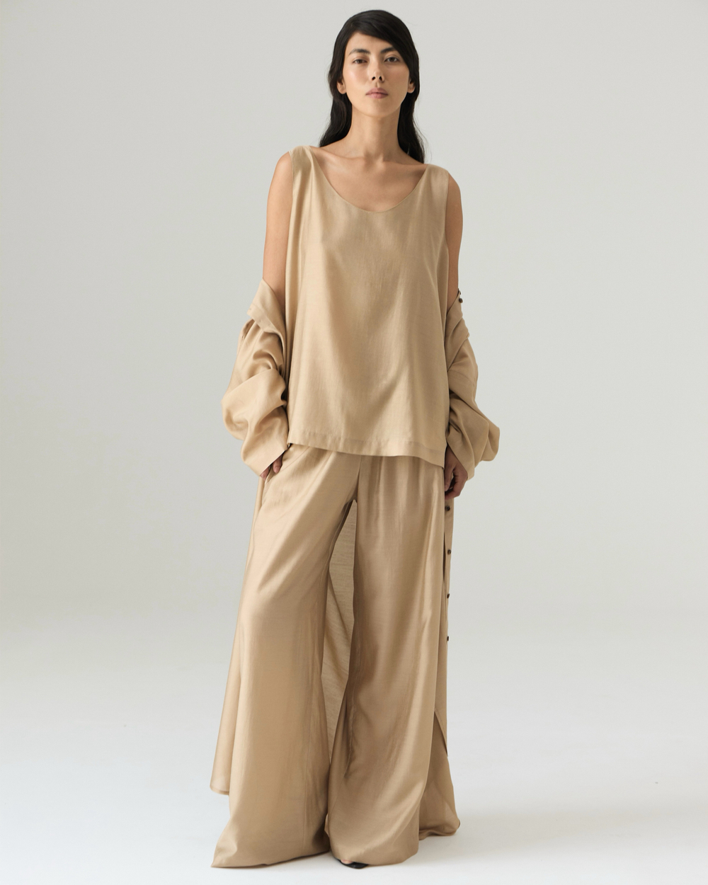 Топ удлинённый из батиста