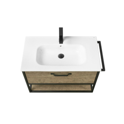 Тумба под раковину Акватон Лофт Фабрик 80, дуб кантри