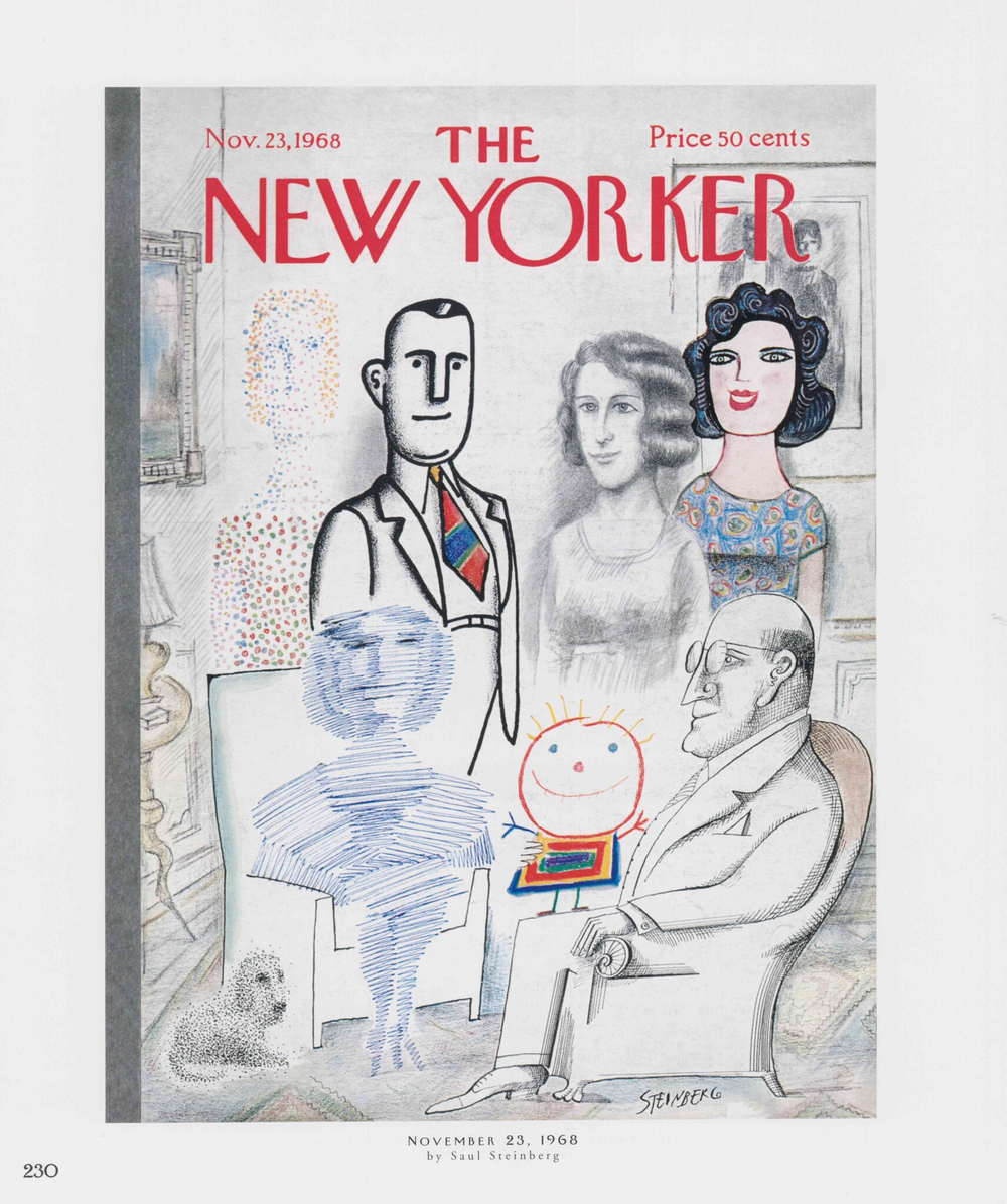 Постер журнала The New Yorker 23-11-1968, двусторонний