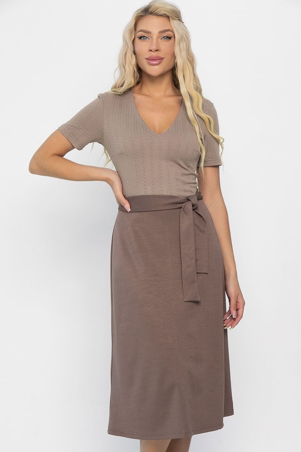 Платье Парижанка (шоколадное) П13850-10М LT Collection